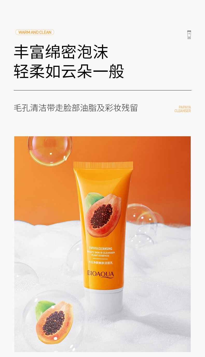 BIOAQUA Papaya Cleansing Face Wash