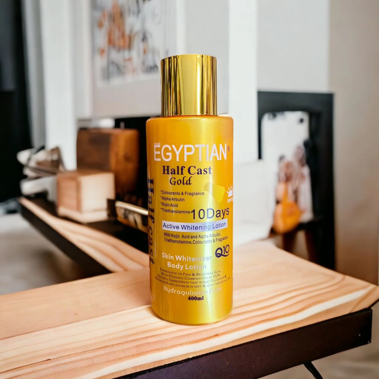 Egyptian Half Cast Gold 10 Days Active Whitening Body Lotion – 400ml