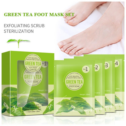 4 in 1 Green Tea Foot Soak Foot Care Set