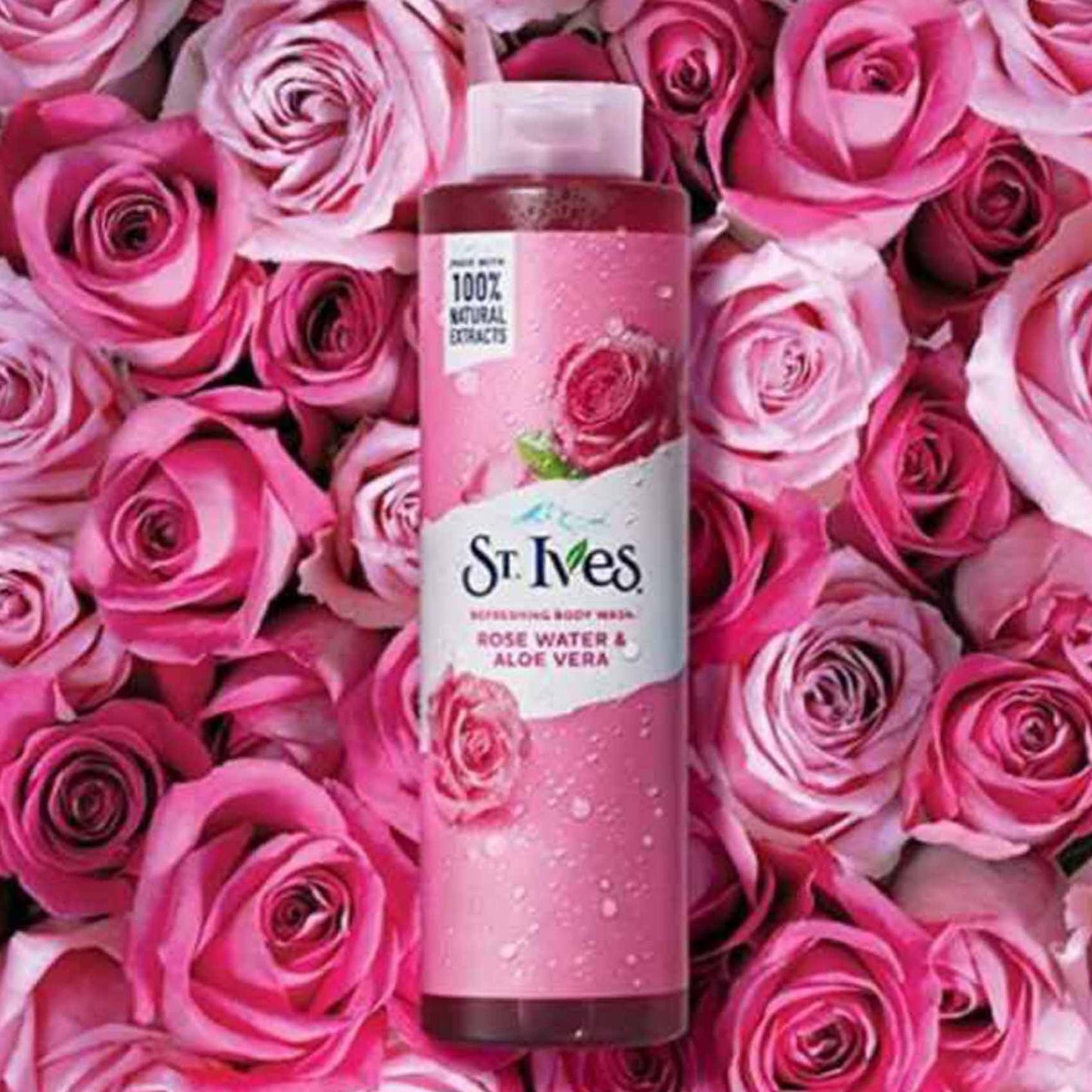 St. Ives Refreshing Rose Water & Aloe Vera Body Wash – 650ml