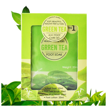 4 in 1 Green Tea Foot Soak Foot Care Set