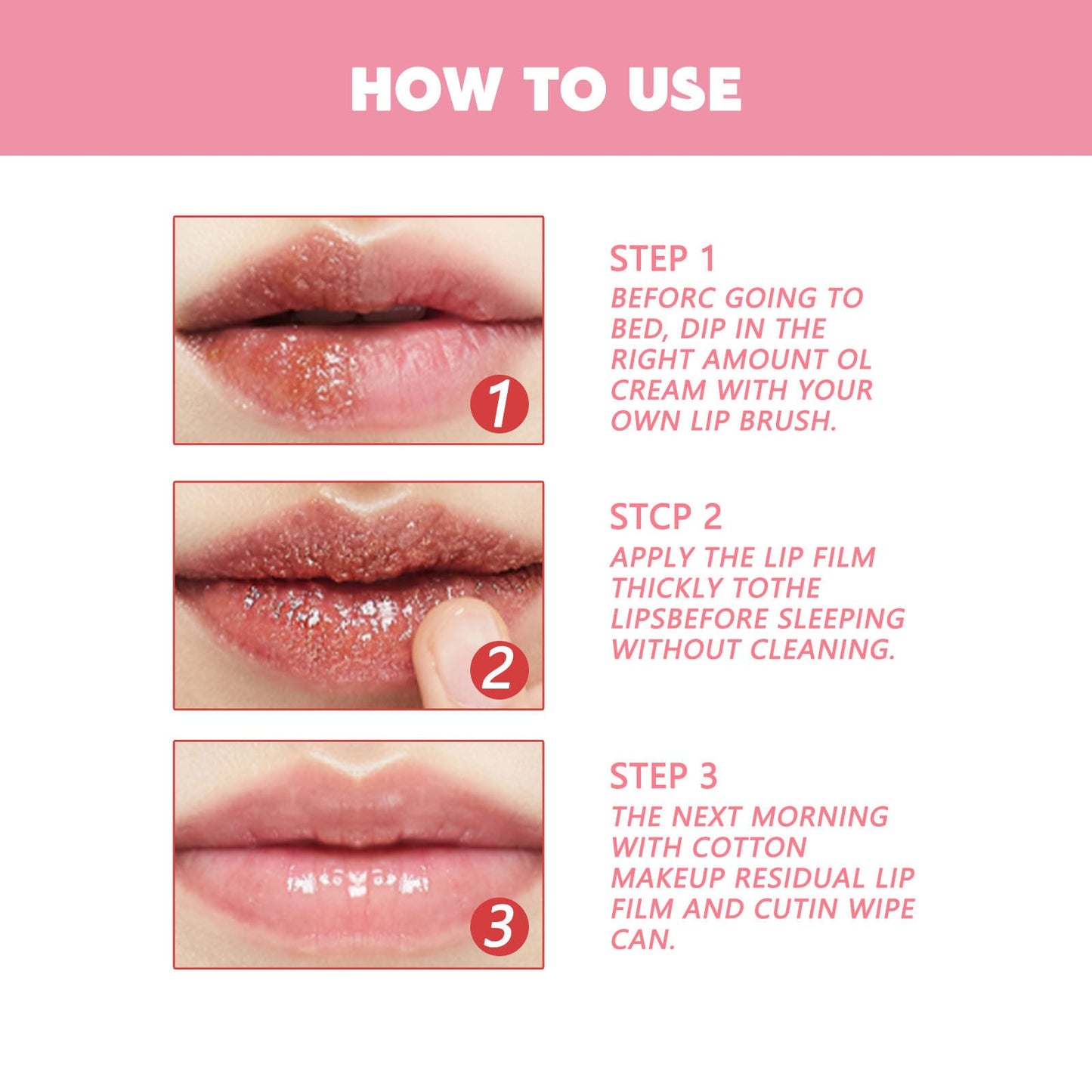 EELHOE Peach Lip Scrub