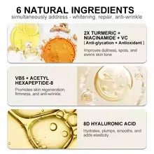AUQUEST 2X Turmeric Brightening & Rejuvenating Serum – Glow Naturally, Every Day*