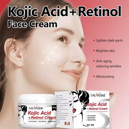 SAUVASINE Kojic Acid + Retinol Face Cream