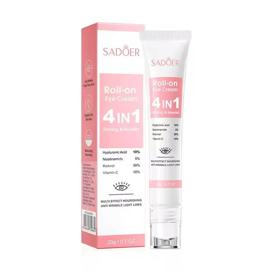 SADOER 4-in-1 Roll-On Moisturizing Eye Cream