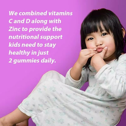 DAYNEE kids GUMMIES multivitamin Vitamins A C D E K Bs Inositol Zinc Supports Healthy lmmune System Vegetarian Formula kids GUMMIES