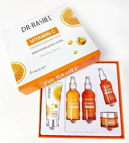 Dr. Rashel 4in1 Set Vitamin C Series(face+ eye Serum, cream &cleanser)