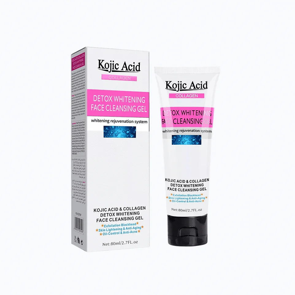 Kojic Acid Collagen Detox Whitening Face Cleansing Gel (80 ml)