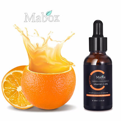 Mabox Vitamin C Serum with Organic Hyaluronic Acid and Vitamin E