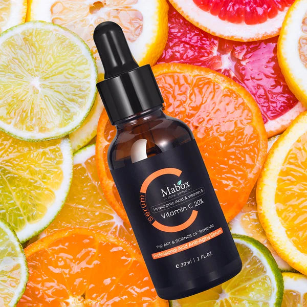 Mabox Vitamin C Serum with Organic Hyaluronic Acid and Vitamin E