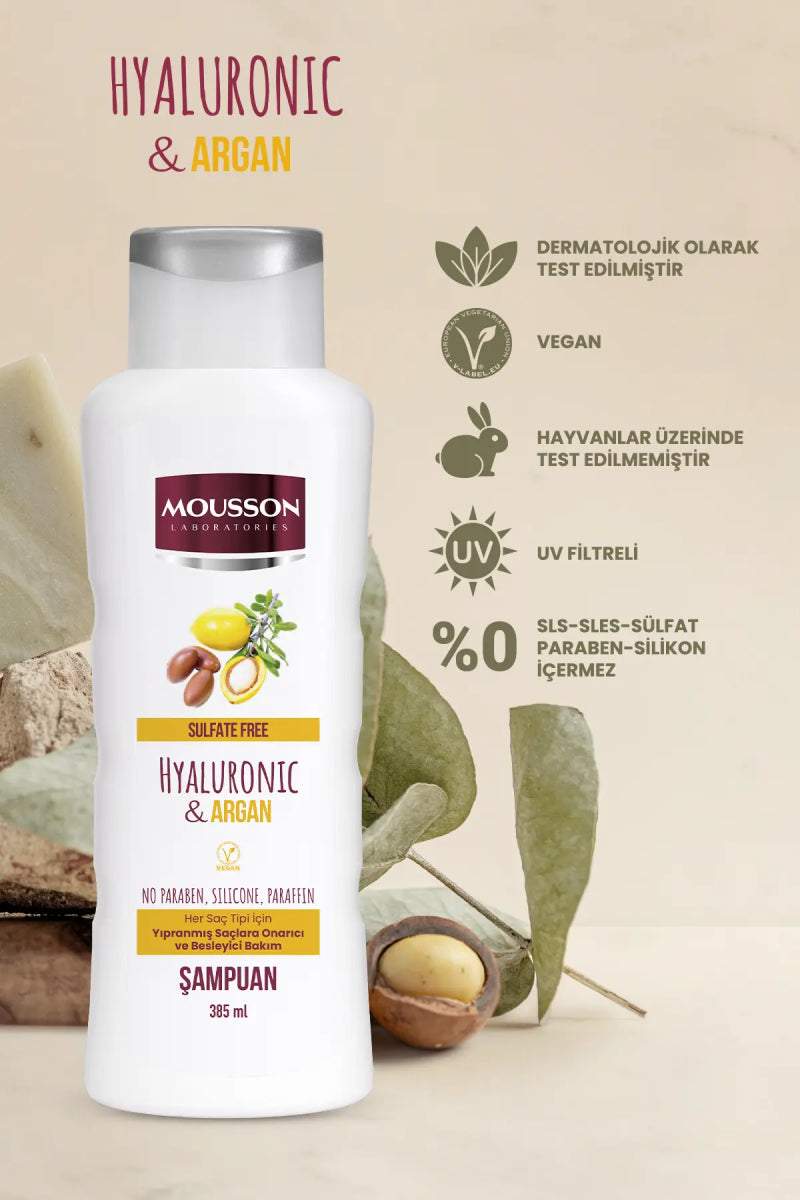 Mousson Hyaluronic & Argan Shampoo