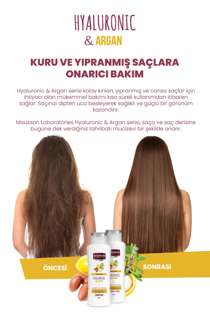 Mousson Hyaluronic & Argan Shampoo
