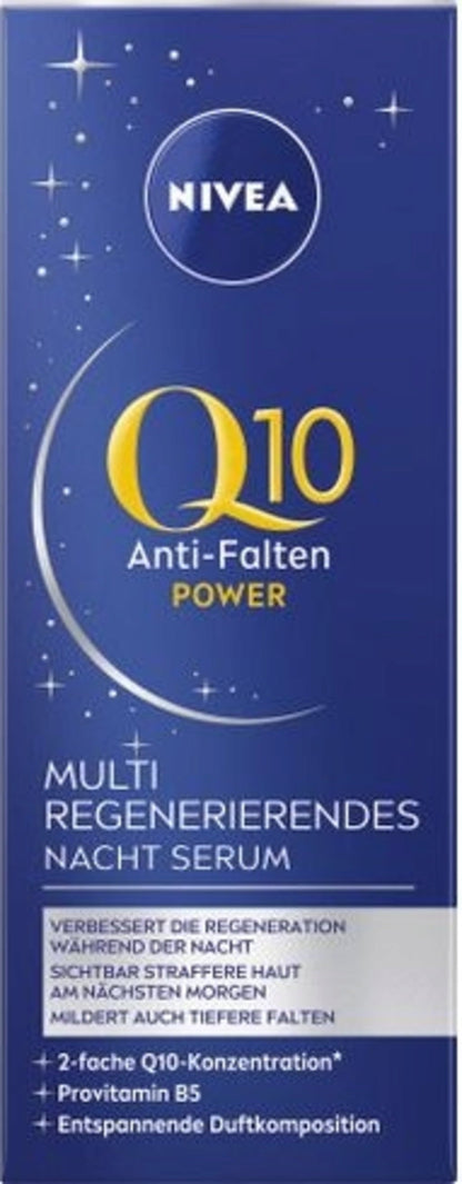 NIVEA Q10 Anti-Wrinkle Power Multi Regenerating Night Serum, 30ml