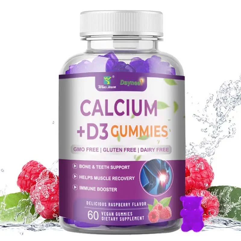 DAYNEE Calcium vitamin D3 Gummies Bone teeth support magnesium zinc d3 gummies for vitamins and supplements