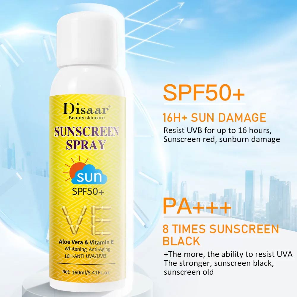 Disaar Sunscreen Spray SPF 50+, 160ml