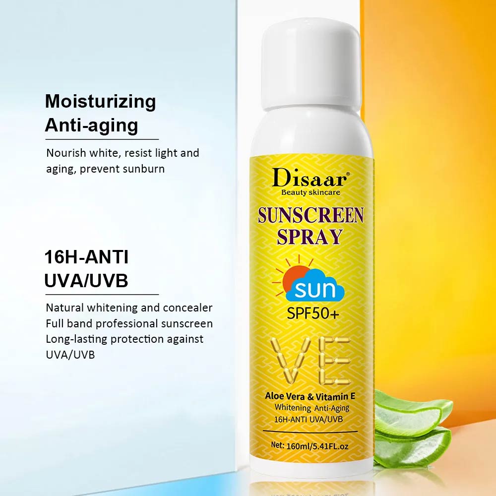 Disaar Sunscreen Spray SPF 50+, 160ml