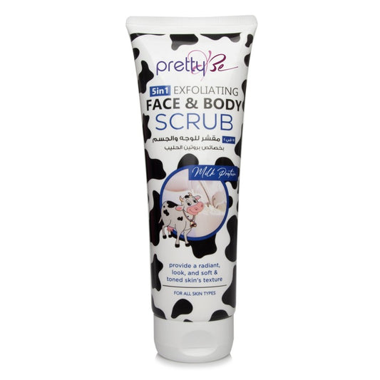 Pretty Be 5 in 1 Milk Protein Exfoliating Face and Body Scrub