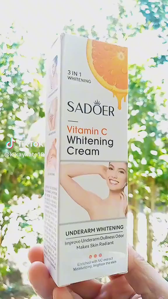 🔥 LIMITED DEAL — SADOER Vitamin C Whitening Cream | Brighten + Fade Dark Spots + Anti-Ageing + Hydrate | KSh 1,600