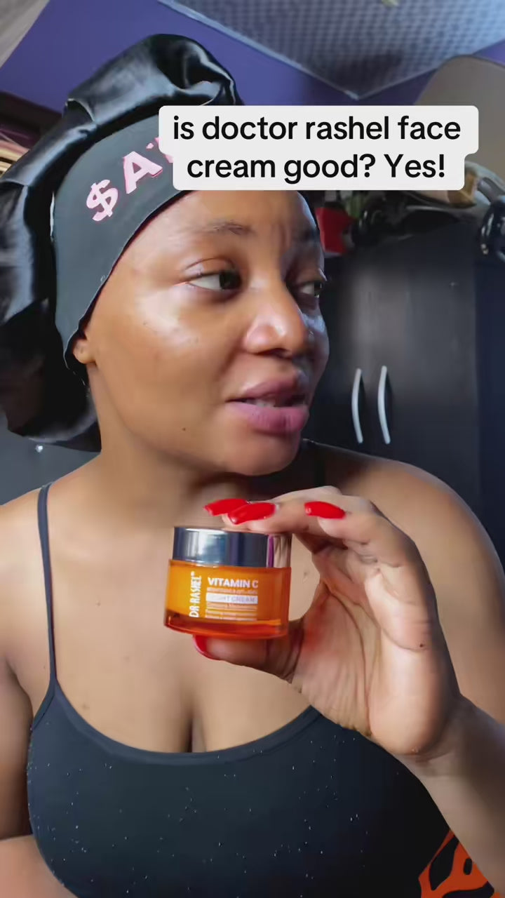 🔥 LIMITED DEAL — DR. RASHEL Vitamin C Night Cream | Niacinamide + Collagen + Vit C | Brighten + Anti-Ageing + Glow | KSh 1,200