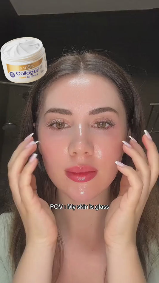 SADOER Natural Organic Collagen Hydrating Anti Aging Face Whitening Cream For All Skin
