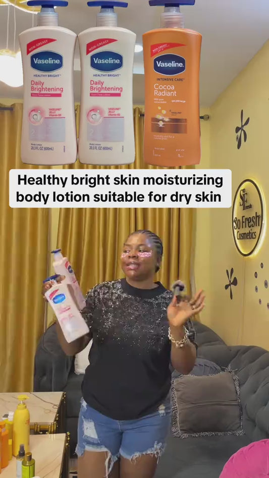 Vaseline Healthy Bright UV Extra Brightening Gluta Ceramide 480 Ml.