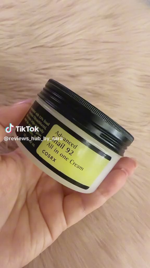 🔥 LIMITED DEAL — COSRX Advanced Snail 92 All-in-One Cream | 92% Snail Mucin | Repair + Hydrate + Anti-Ageing | KSh 1,800