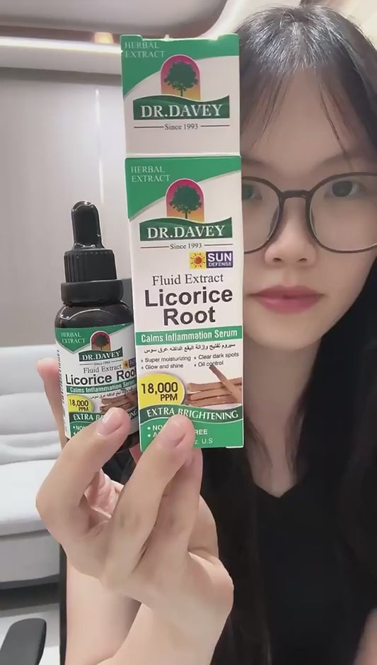 Dr. Davey Licorice Root Serum – 100% Original Pure Natural Root Extract (30ml)