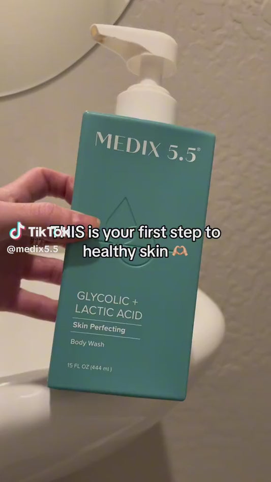 Medix 5.5 Glycolic Acid + Lactic Acid Skin Perfecting Body Wash