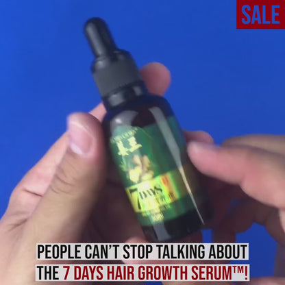 KING OF GINGER 7 days ginger hair growth stimulator, anti-breakage and hair loss treatment oil organic germinal serum 1
