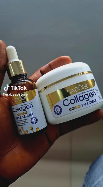 SADOER Natural Organic Collagen Hydrating Anti Aging Face Whitening Cream For All Skin