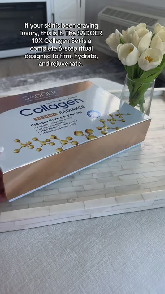 π₯ SALE β SADOER Collagen Set | Firm Skin + Erase Fine Lines | Full 5-Piece Routine KSh 4,000