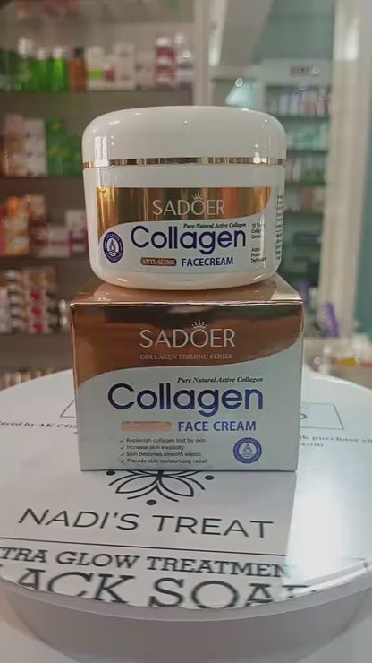 SADOER Natural Organic Collagen Hydrating Anti Aging Face Whitening Cream For All Skin (Copy)