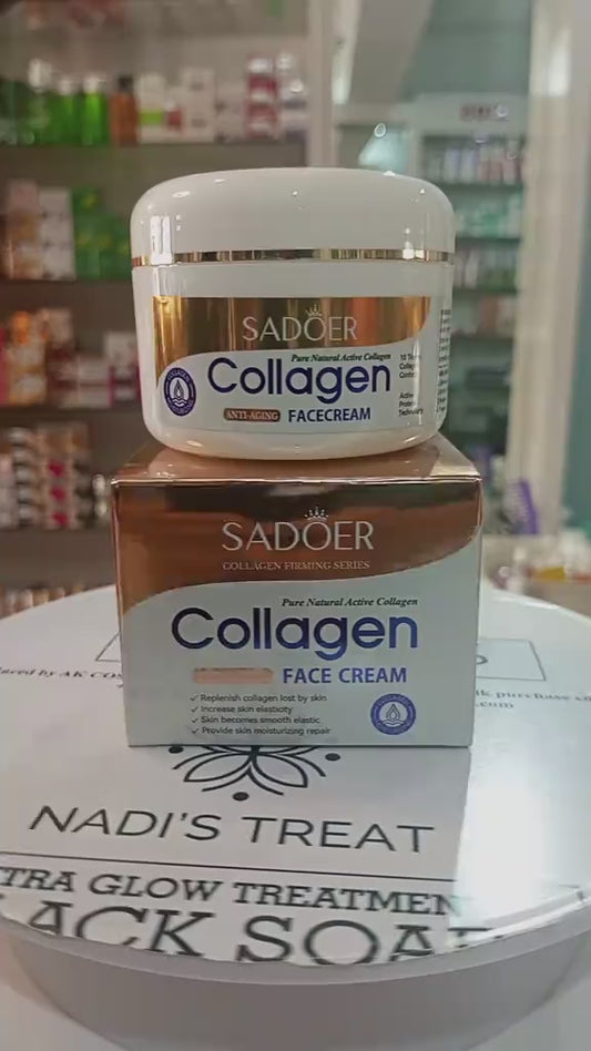 SADOER Natural Organic Collagen Hydrating Anti Aging Face Whitening Cream For All Skin (Copy)