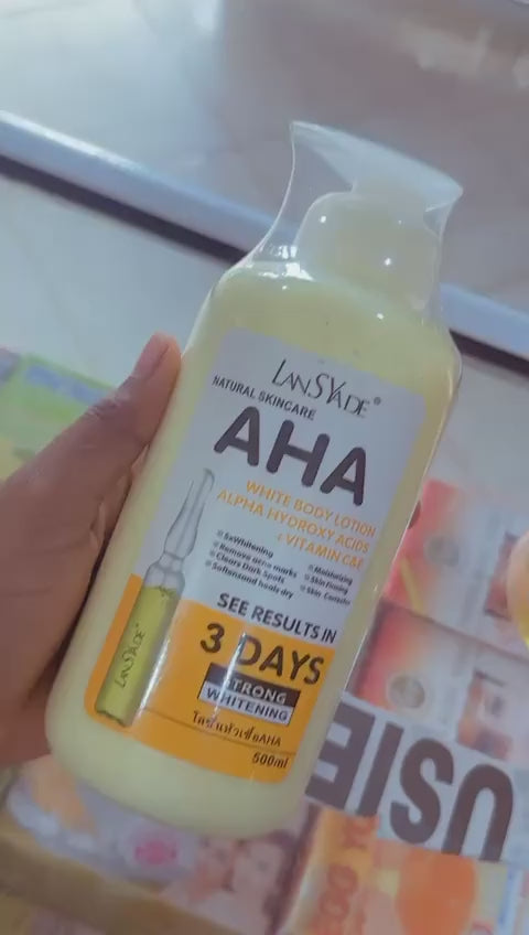 LansYade aha 3days strong whitening body serum