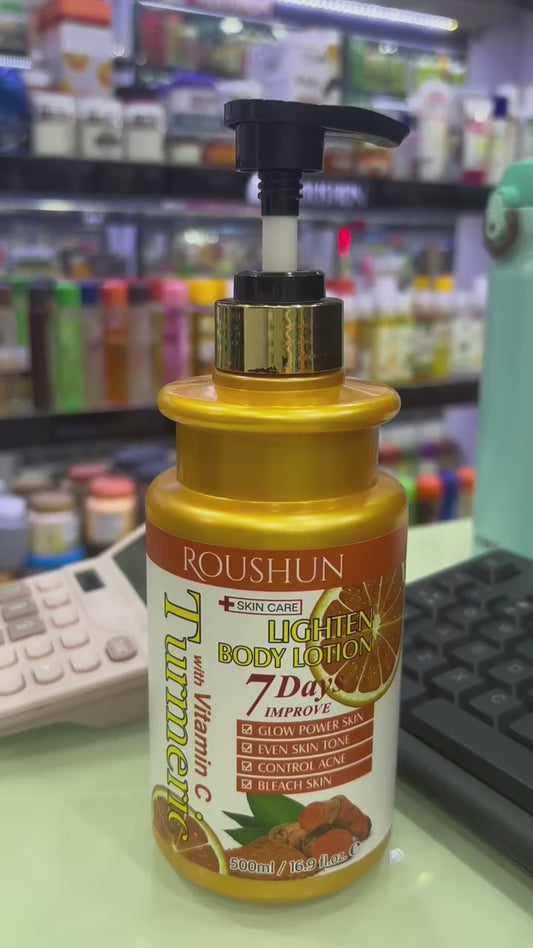 Roushun Lighten skin serum 7 day with vitamin c tumeric
