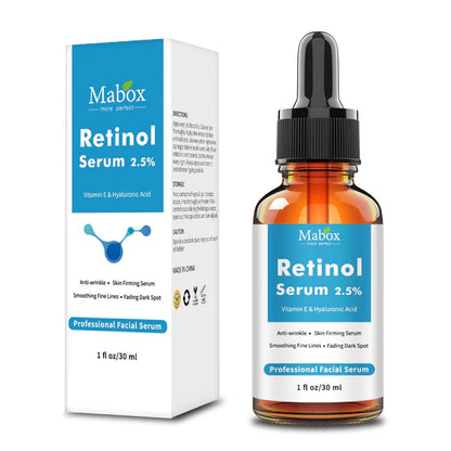 MABOX Retinol Serum Anti-Aging Lifting Firming Collagen Facial Essence Remove Wrinkles Relieve Fine Lines Repair Tighten Skin