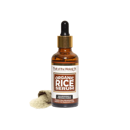 FRUIT OF THE WOKALI Organic Rice Serum with Nicotinamide, Hyaluronic Acid and Vitamin E