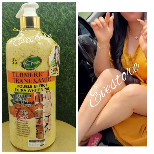 Veet Gold Turmeric & Tranexamic Super Whitening Shower Gel – 1000ml