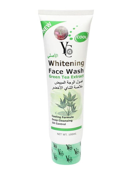YC Whitening Face Wash for Oily Skin with Green Tea – 100ml