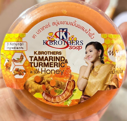 K. Brothers Tamarind & Turmeric with Honey Soap
