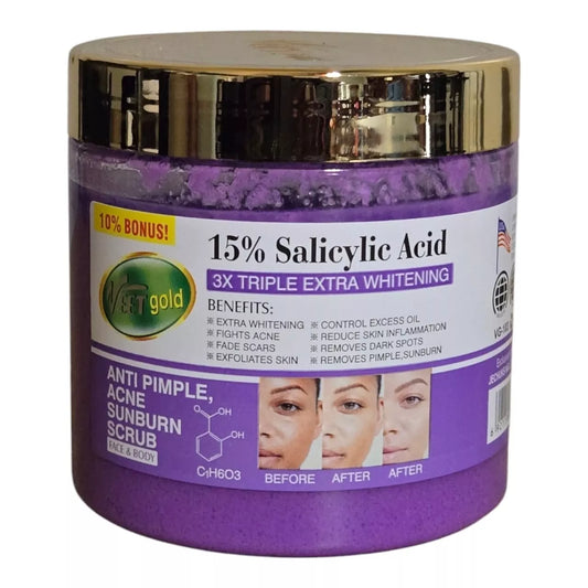 Veet Gold 15% Salicylic Acid 3X Triple Extra Whitening Scrub
