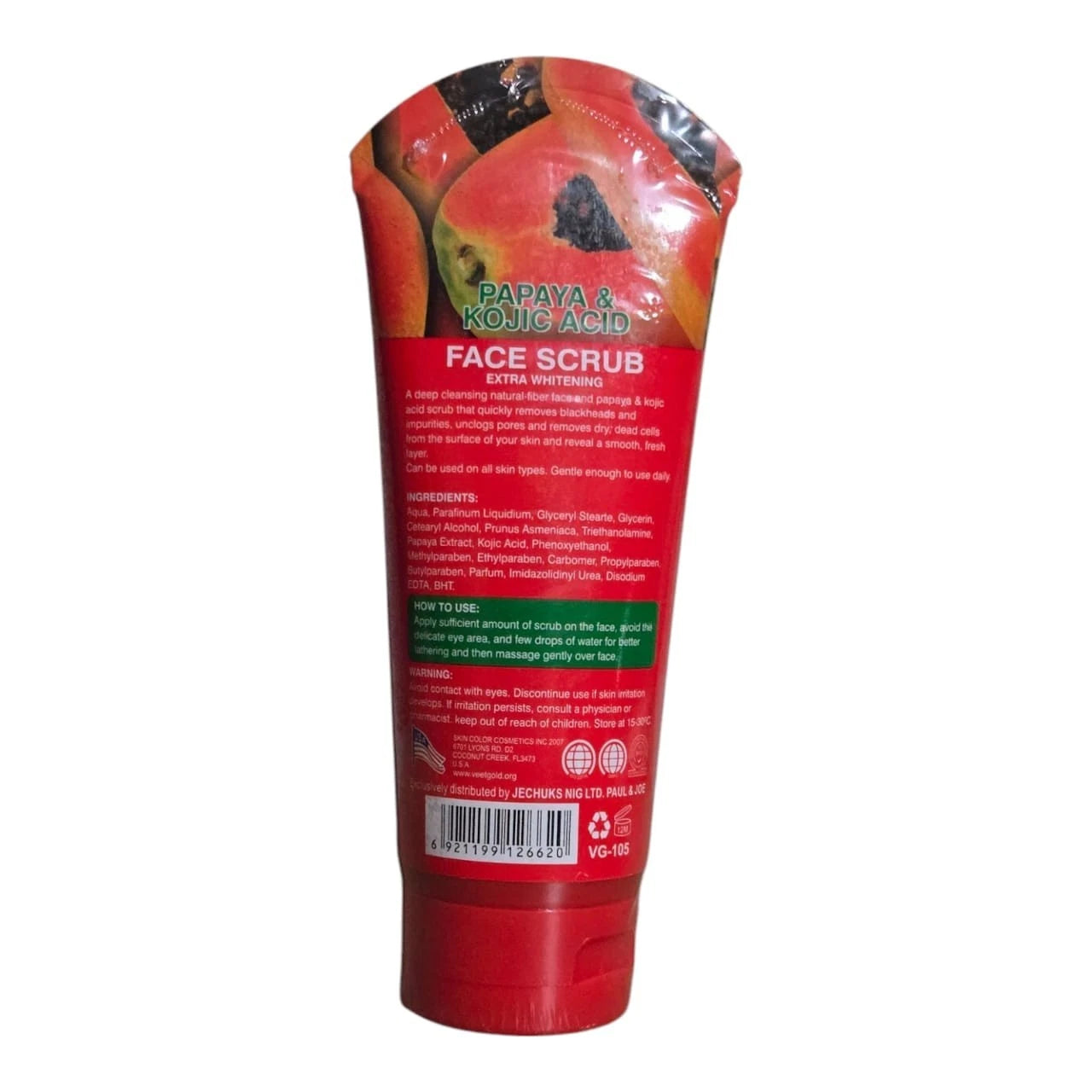 Veet Gold Papaya & Kojic Acid Face Scrub