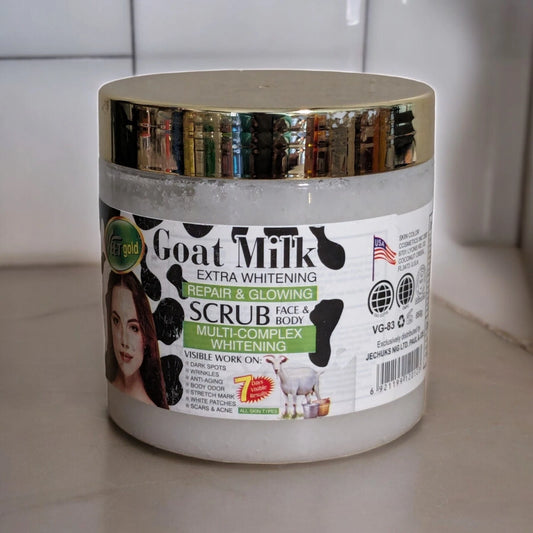 Veet Gold Goat Milk Face & Body Repair & Glowing Scrub (500ml)