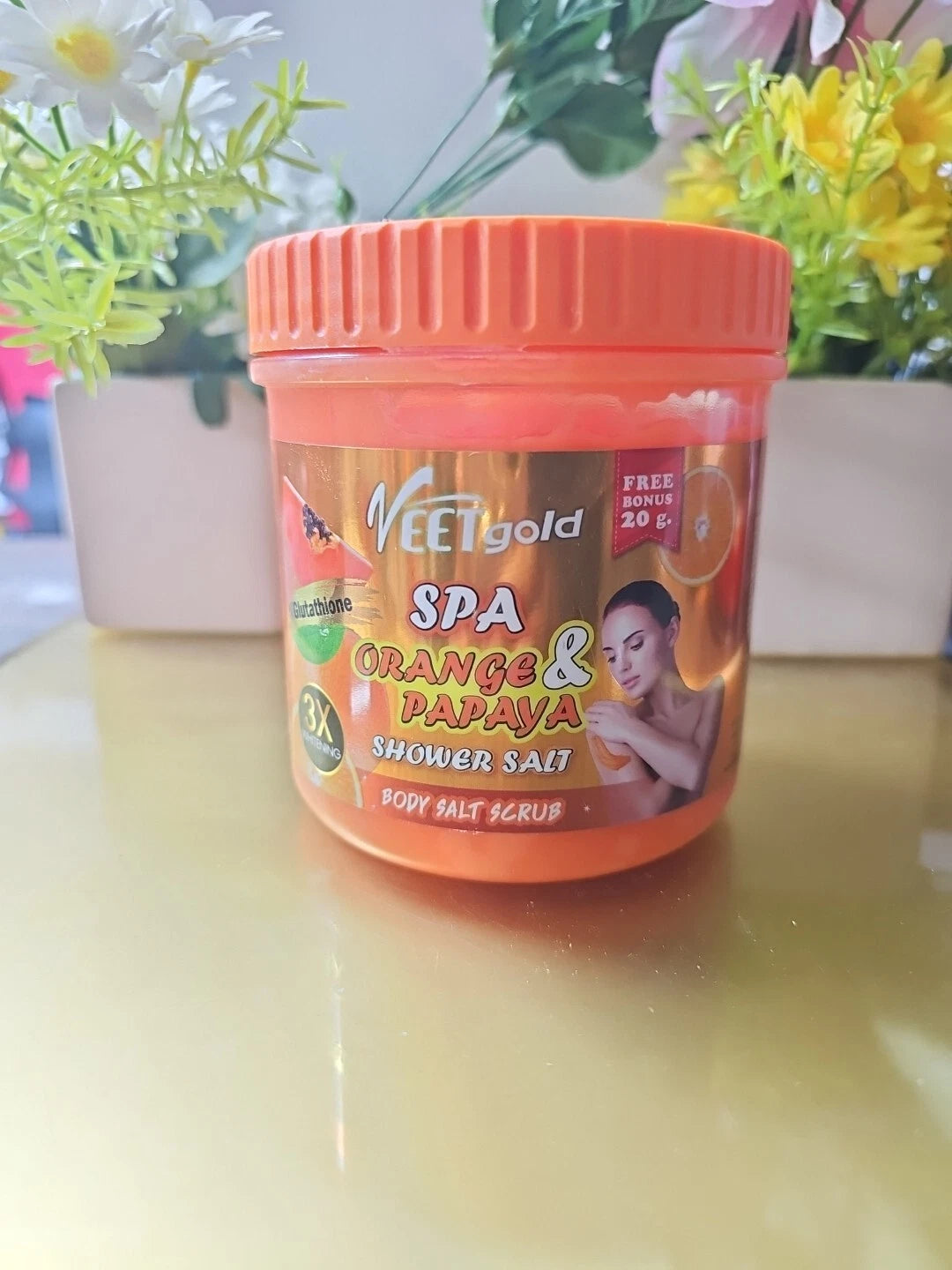 Veet Gold Spa Orange and Papaya Face & Body Scrub
