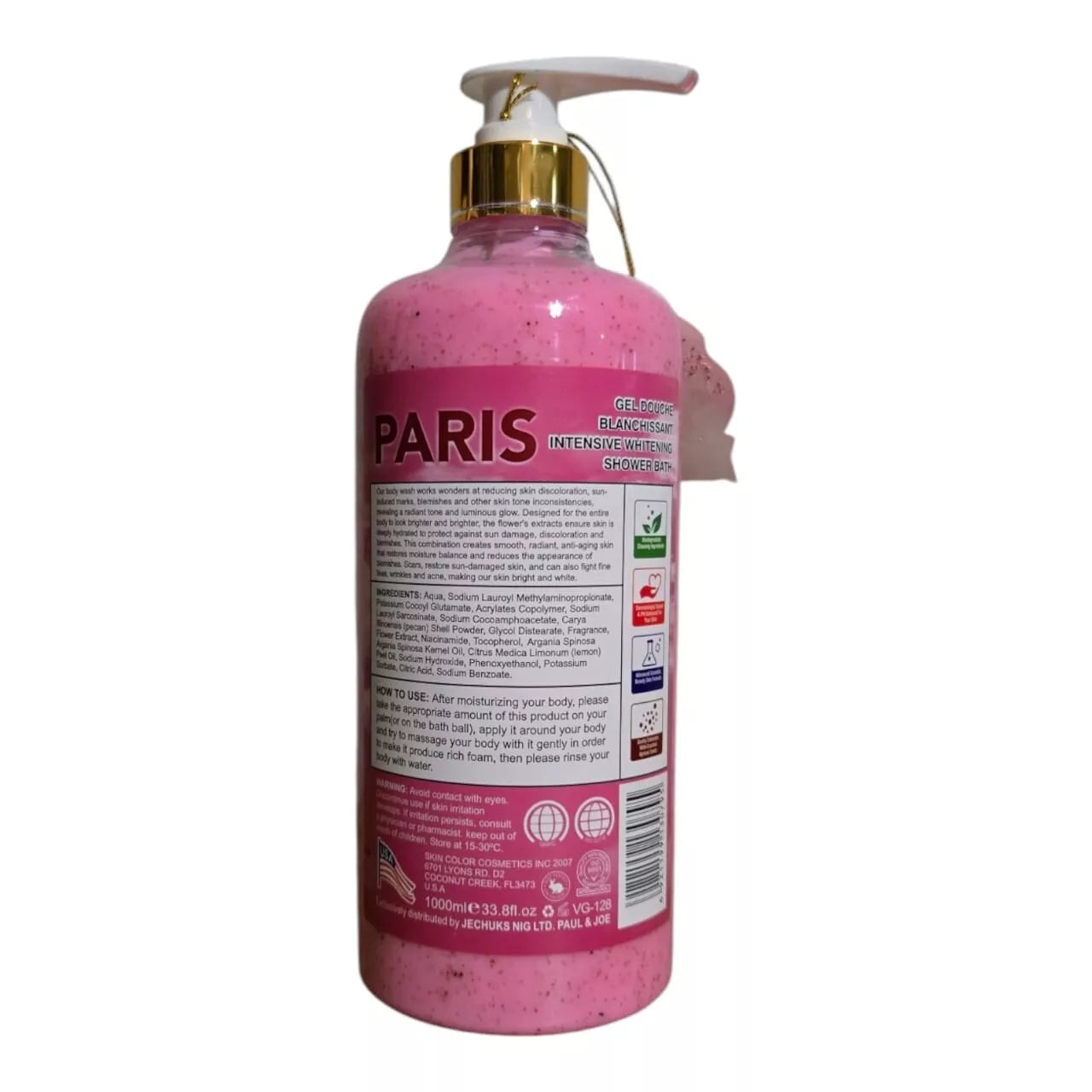 Veet Gold Paris Intensive Extra Whitening Face & Body Shower Bath – 1000ml