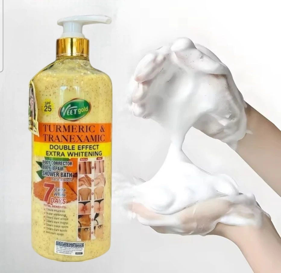 Veet Gold Turmeric & Tranexamic Super Whitening Shower Gel – 1000ml
