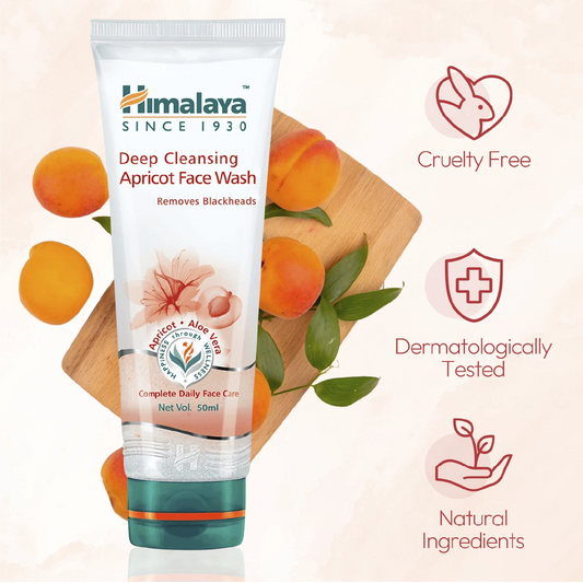 Himalaya Deep Cleansing Apricot Face Wash – 50ml