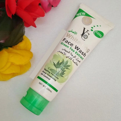 YC Whitening Face Wash for Oily Skin with Green Tea – 100ml