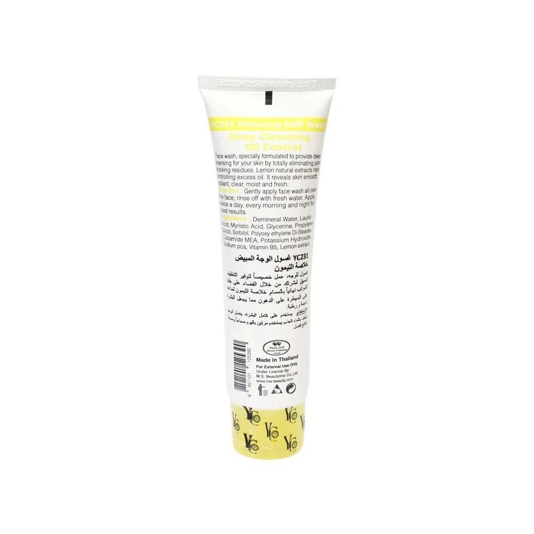 YC Whitening Face Wash with Lemon Extract – 100ml