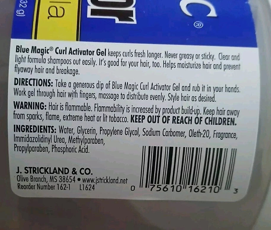 Blue Magic Curl Activator Gel